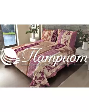 КПБ 1.5 спальный Ажур, фиолетовый, набивная бязь 125 г/м² 304-2